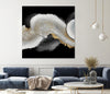 "White Swirls" Giant Art 72x72 Wall Art