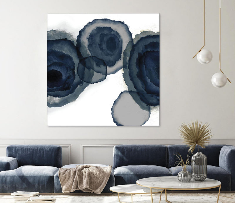 \"Blotted Ink Ii\" Giant Art 72x72 Wall Art