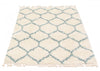 Helma Trellis Cream Shag 6'7" X 9'6" Area Rug