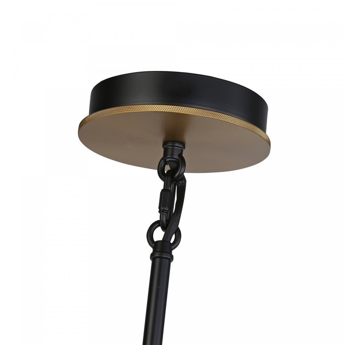 Cheshire Black & Brass 1-Light Pendant
