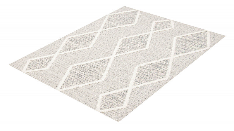 Ebba Grey Area Rug - 6'7\" x 9'6\"