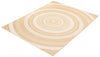 Neisha Modern Gold Rug 6'7" X 9'6" Area Rug
