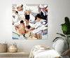 "Tammy & Greg's Pool Party" Giant Art 54x54 Wall Art