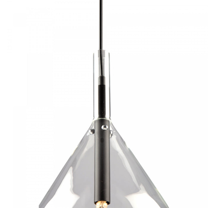 Conic 1-Light Black Pendant