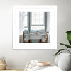 "Accidental Scholar" Matted and Framed White 30x30 Wall Art