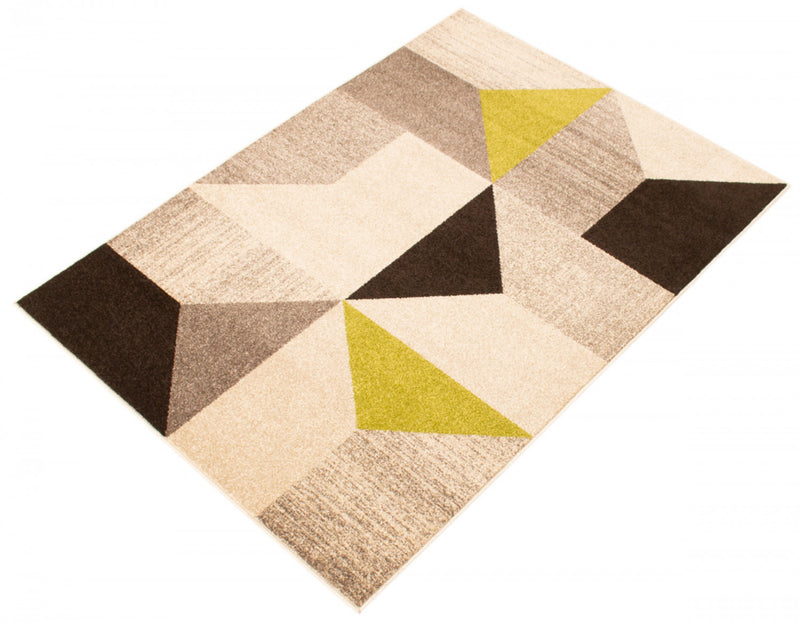 Hadley Grey / Green 6'7\" x 9'6\" Area Rug