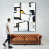 "The A Line Ii" Giant Art 72x54 Wall Art
