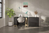 Nordika Atypik 2-Drawer Desk - Black 
