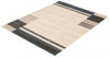 Aya Ivory-Blue Area Rug - 3'11" x 5'7"