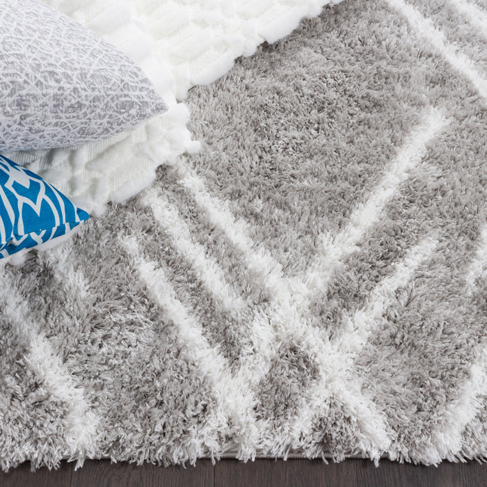 Ker Grey Lines 8x11 Area Rug