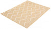 Neisha Abstract Gold Rug 6'7" X 9'6" Area Rug