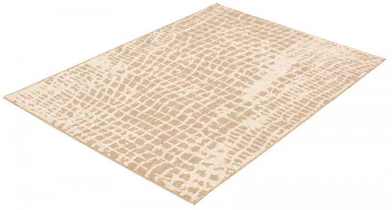 Sadie Safari Taupe-Champagne Area Rug - 7'10\" x 10'2\"