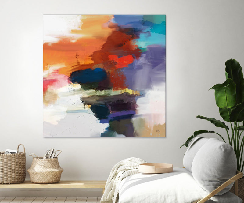 \"Interplay\" Giant Art 72x72 Wall Art