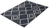 Kenza Blue Machine Washable Area Rug - 8'0" x 10'0"
