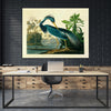 "Louisiana Heron Plate 217" Giant Art 72x54 Wall Art