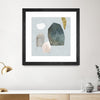 "Assembly I" Matted and Framed Black 30x30 Wall Art