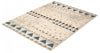 Raja Ivory-Blue Area Rug - 5'3" x 7'3"