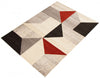 Hadley Grey / Red 7'10" x 10'2" Area Rug