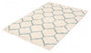 Helma Trellis Cream Shag 6'7" X 9'6" Area Rug