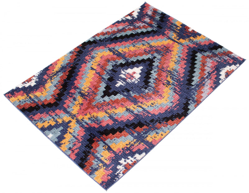Paloma Casa Navy Area Rug - 6'7\" x 9'6\"