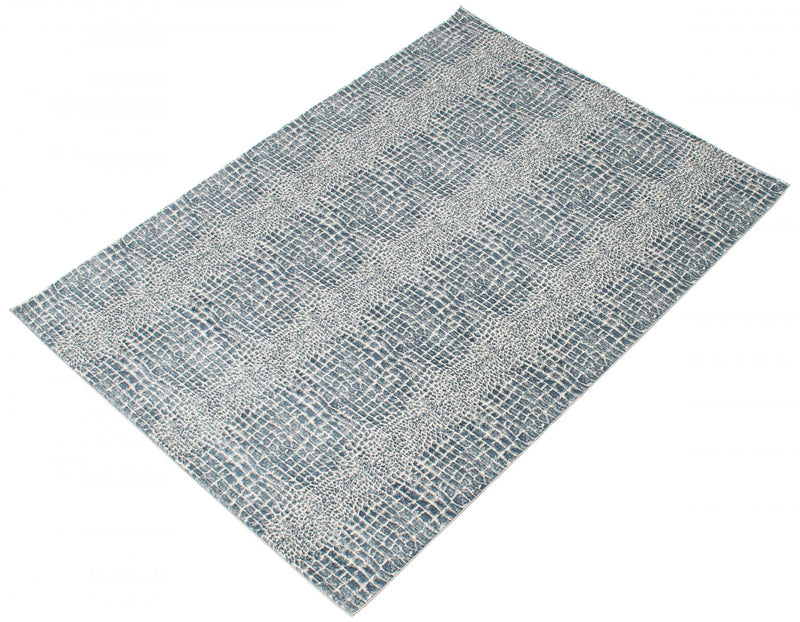 Kecia Navy/cream Rug 8'0\" X 10'0\" Area Rug