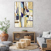 "Seacruise" Canvas Framed Black 18x24 Wall Art