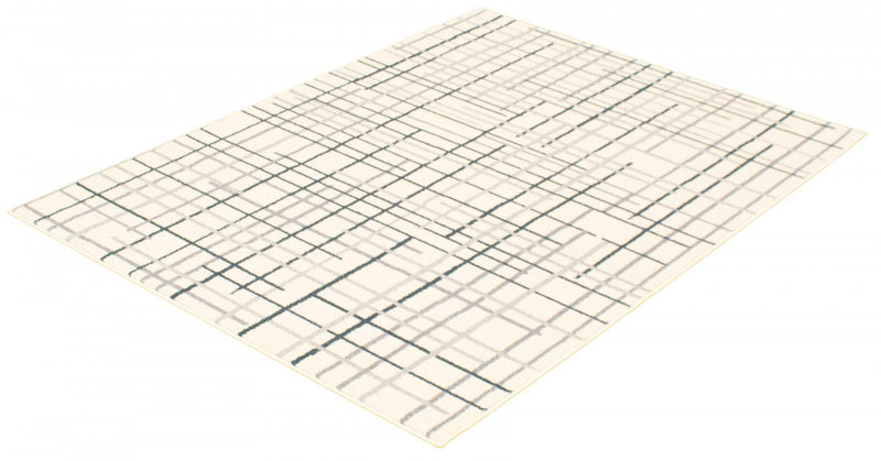 Taite Cream-Prol Area Rug - 3'11\" x 5'7\"