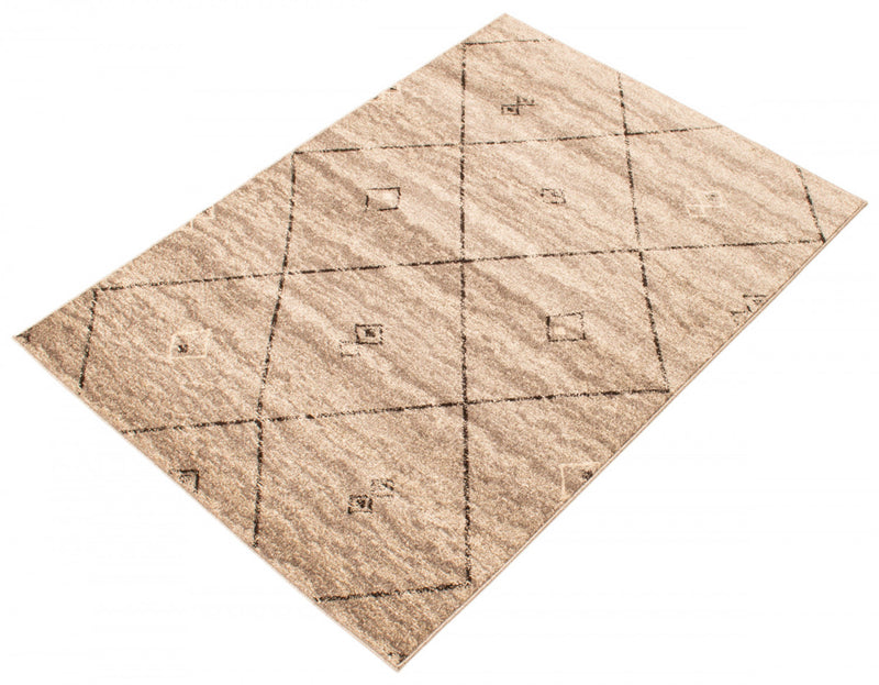 Grande Grey/Brown 3'11\" X 5'7\" Area Rug