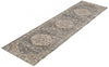Octavian Tabriz Blue-Ivory Area Rug - 2'7" x 8'2"