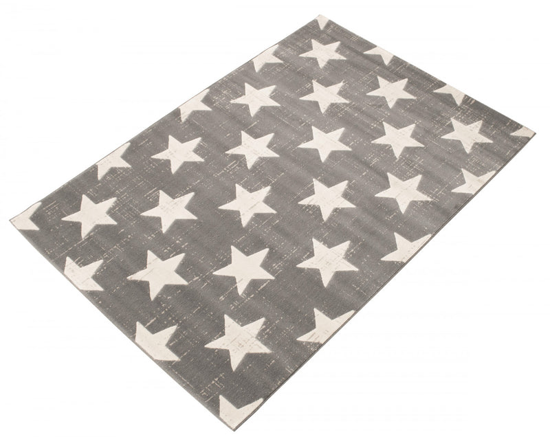 Ira Grey 4'7\" x 6'7\" Area Rug