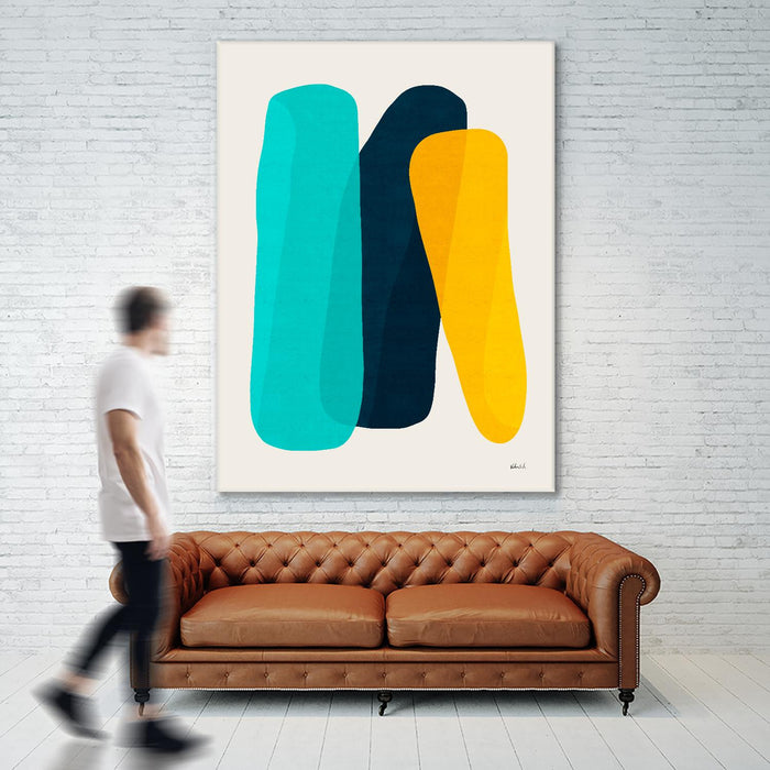\"Abstract V\" Giant Art 72x54 Wall Art