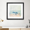 "If It's The Beaches I" Matted and Framed Black 30x30 Wall Art