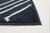 August Geod Navy-White 6'7" x 9'6" Area Rug