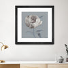"Floral Symposium I" Matted and Framed Black 30x30 Wall Art