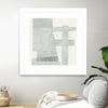 "Orien" Matted and Framed White 30x30 Wall Art