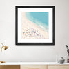"Beach Love" Matted and Framed Black 30x30 Wall Art