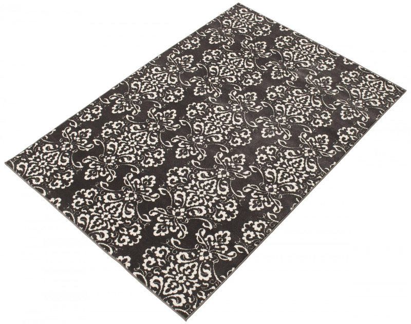 Caledonia Grey 6'7\" x 9'6\" Area Rug