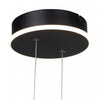 Silicon Valley Black Integrated LED Chandelier