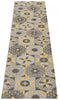 Bellezza Grey 2'2" x 24'0" Area Rug