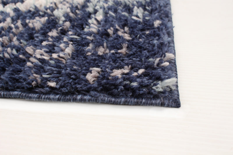 Makondo Mosaique Blue Area Rug - 6'7\" x 9'6\"