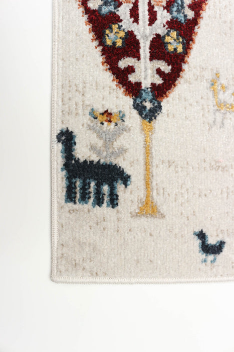 Pine Ivory Machine Washable Area Rug - 2'6\" x 8'0\"