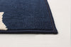 Sophie Ivory-Navy Area Rug - 4'7" x 6'7"