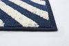Dodie Blue-Ivory 6'7" x 9'6" Area Rug