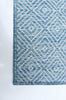 Neisha Diamond Blue Rug 6'7" X 9'6" Area Rug