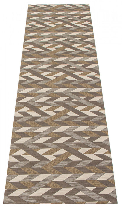 Bellezza Dark Brown 2'2\" x 14'0\" Area Rug