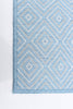 Neisha Diamond Light Blue Rug 6'7" X 9'6" Area Rug
