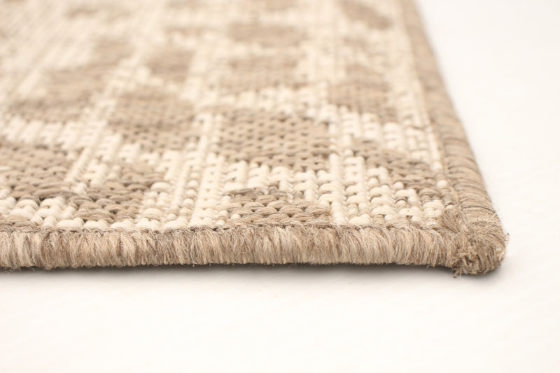 Sadie Safari Taupe-Champagne Area Rug - 3'11\" x 5'7\"