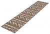 Bellezza Dark Brown 2'2" x 14'0" Area Rug