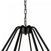 Perris 8-Light Black Chandelier 