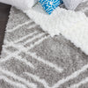 Ker Grey Lines 3x5 Area Rug